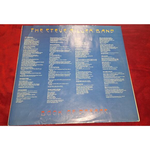 Original vinyl LP "Book of Dreams" by The Steve Miller Band- 1977- G/EX - Picture 13 of 13